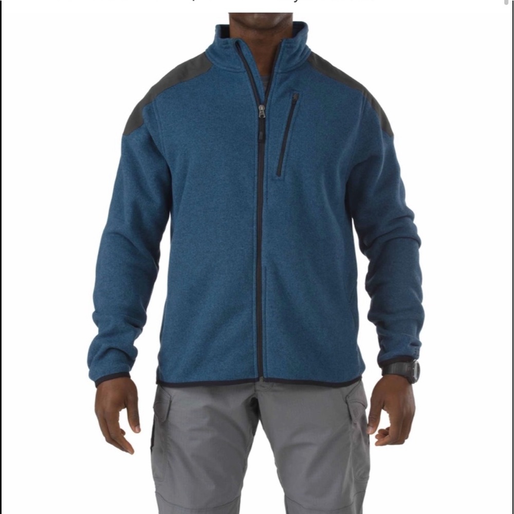 TACTICAL FULL ZIPPER SWEATER - Picture 2 of 11